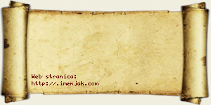 Jana Bačević vizit kartica